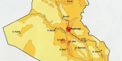 Карта населення Іраку 