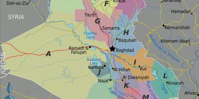 Карта Іраку