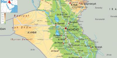 Карта Іраку географії