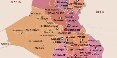 Карта Ірак