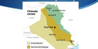 Карта Іраку клімату