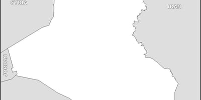 Карта Іраку порожній